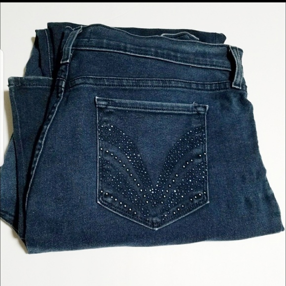NYDJ Denim - NYDJ Blue Jeans w/Bling.   Sz 14